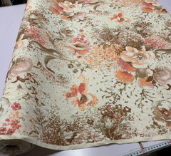BEAUTIFUL FLORAL PRINT COTTON (SOFT FURNISHING) FABRIC : 120cm WIDE : #BM25