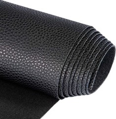 High-Quality Black Faux Leather Sheets – Waterproof & Cuttable for DIY Projects