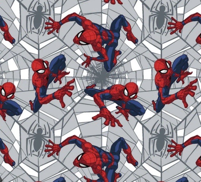 Marvel Spiderman Web Crawler Superhero Cotton Fabric by Springs Creative, BTHY