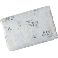 Lace Fabric Fresh Small Flower Leaf Printed Embroidery Cotton Fabric By the Yard