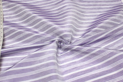 100%silkDusty Purple Lavender Stripe Silk Fabric By the Half Yard F257