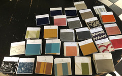 PERENNIALS 384 pieces Mixed Lot Indoor/Outdoor Small Fabric Samples