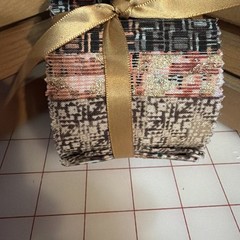 Jelly Roll 2.5 X 42” Brown Glitter Cotton Fabric Roll
