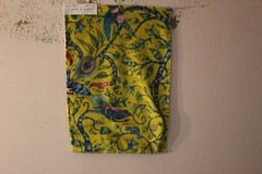 Clarke & Clarke Rousseau Velvet Exotic Animals 12.50″ W X 18″ L Color Lime