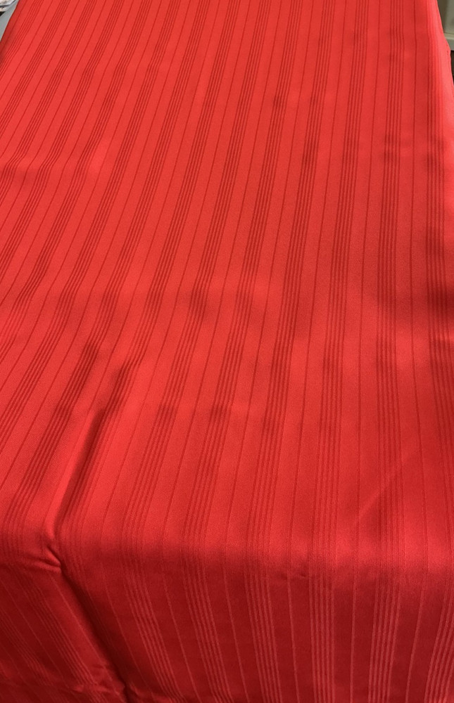 Red Fabric, 45” x 2 yds 27”, By the Piece, nylon, polyester, new