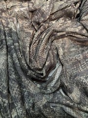 Snake Print Stretch Mesh Fabric 5 Yards x 60” Wide | Sheer Knit | Apparel Sewing