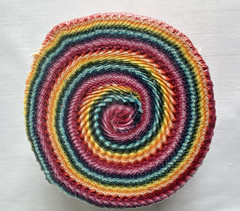 True Fabrics Solid Cotton Jelly Roll 2.5″ Strips Multicolor Quilting