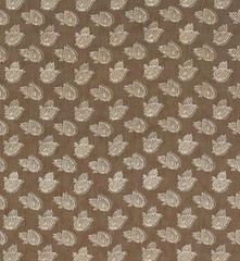 SOANE BRITAIN FABRIC ‘BURDUR LEAF – CHESTNUT’ 3 METRES (300cm) 100% LINEN