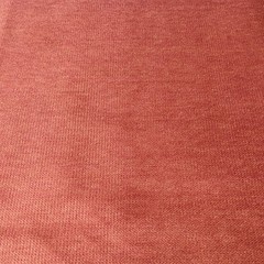 3 3/8 Yards Heavyweight Blush Pink Velour Upholstery Fabric Textured Mid-Century