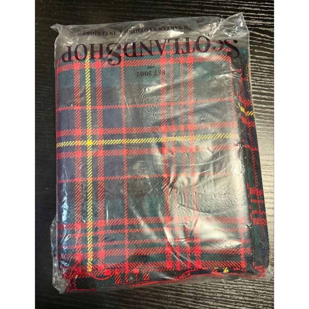 NWT Scotland Shop 16oz Wool Tartan Fabric Cameron of Erracht Modern Pattern $95