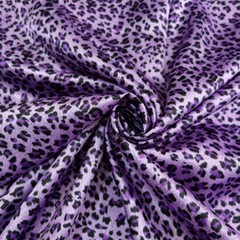 1yard X 1.48meter Africa Leopard Satin Fabric Scarf Gown Pyjamas Material Lining
