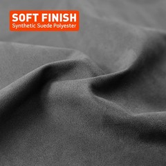 60″×60″ Grey Suede Headliner Fabric with Foam Backing Mate Car Roof Upholstery