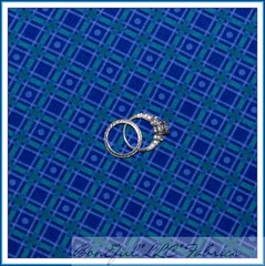 BonEful Fabric FQ Cotton Quilt BLUE Green Cabin S Block Check Gingham Stripe Dot