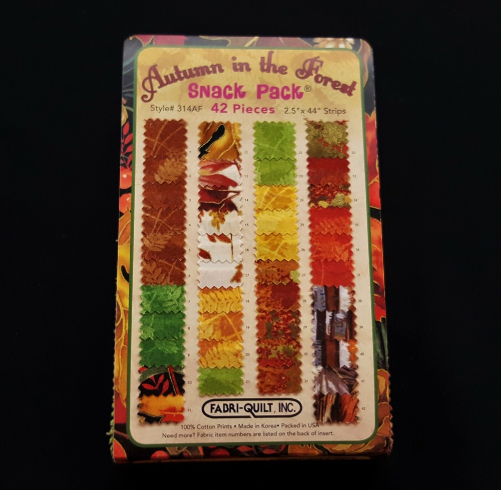 Autumn in the Forest (Autumn Splendor) Snack Pack Quilting Fabric