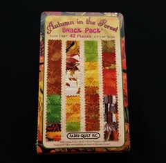 Autumn in the Forest (Autumn Splendor) Snack Pack Quilting Fabric