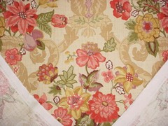 3-1/8Y Lee Jofa 2004092 Kirby Print Straw Floral Drapery Upholstery Fabric