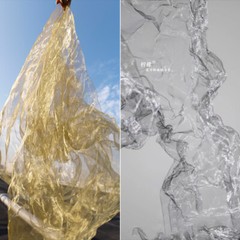 Hardened Wire Mesh Fabric Wedding Art Decor Background Deformable Material DIY.
