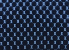 KRAVET 37165.50 GEO CIRCLES VELVET INK BLUE UPHOLSTERY FABRIC BY YARD 55″W