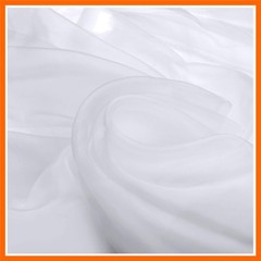 16 Feet by 54 Inch Organza Voile Dress Fabric Fancy Costumes Decorations Pure…