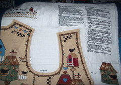 BIRDHOUSE BUNGALOW VEST One Size Cotton Fabric w/Instructions & lining fabric