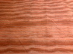 Orange Stripes Cotton Fabric Vintage 90’s OOP