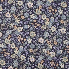 6pcs Fall Forest Floral Print Cotton Fat Quarters Fabric Bundles 18×22″