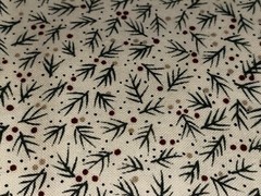 By 1/2 Yd Winter Frost Branches & Berries ~ Farmyard Creations Clothworks Fabric