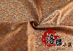 Ancient Costume Silk Satin Sewing Fabric Chinese Dress Baby Clothes Kimono Cos