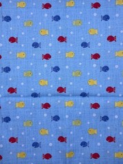 Ships Ahoy Fish Fabric by Springs Creative 49954 Cotton 44″ 1 Yard