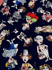 VTG 2005 “Sewphisticates” Toss Sewing Ladies by Loralie Harris # 1084 BTFE