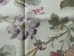 Purple & Pink Flowers Print Material Floral Printed Fabric 55″ x 21″ MT102
