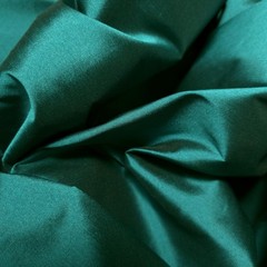 Hunter Green Teal Light Weight Crisp Faux Silk Taffeta Fabric 58″ By The Yard