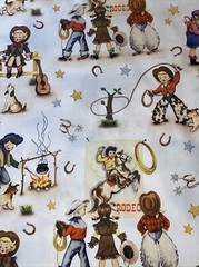 Country Rodeo Home On The Range Michael Miller Cotton Fabric 1/2 Yard 18 By 44”