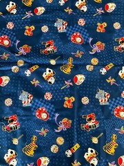 Cranston Print Works Bird Fabric-Japanese Women-6 Prints Bundle-6.5+ Yards