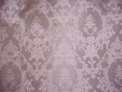 1-1/2Y Cassaro VE16077 Verona Platinum Faux Silk Damask Upholstery Fabric