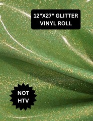 Lime Glitter faux leather vinyl 12″ x 27″ rolls sewing embroidery purses
