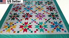 50pcs 10 x 10 inch Multicolor Cotton Fabric Bundle solid 10 X 10,