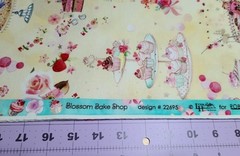 Robert Kaufman Fabric Blossom Bake Shop 22695 Cakes on Light Pink 19″ x 43″