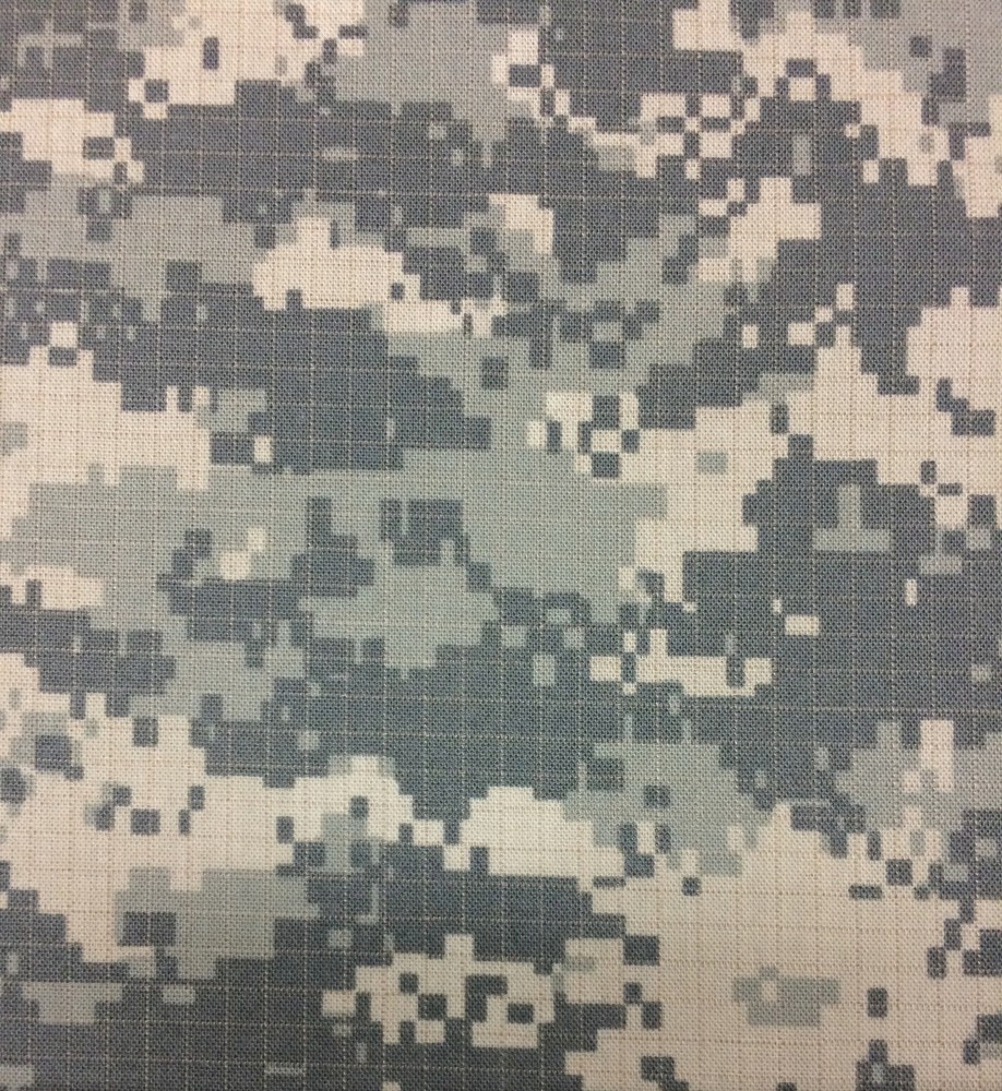ACU ARMY DIGITAL NYLON MILITARY NY/CO RIPSTOP FABRIC BY 1/2(0.5) YARD 60″W