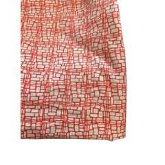 P&B Textiles Urban Classics Nancy Mahoney Fabric Red White Geometric Grid