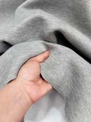 Fabric sold by the Yard Stretch Scuba Gray Matte Super Techno Fashion