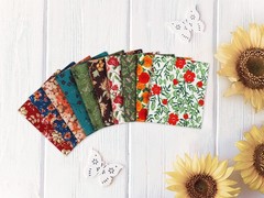-25 Options- 100% Cotton Quilting Fabric Bundles 10pcs Fat Quarters 18”x21”-M…