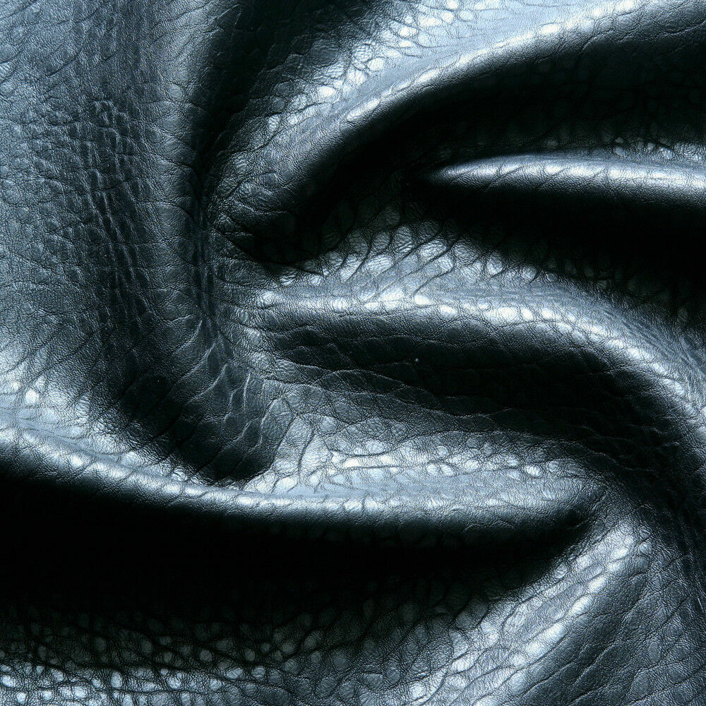 Soft PU Elephant Skin Faux Leather Leatherette Upholstery Furnishing Fabric 54″w