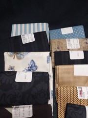 LOT OF 15 FAT QUARTERS COTTON FABRIC ASSTD COLORS & DESIGNS