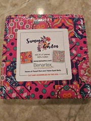 Summer Garden By Benartex Fabric Charm Pack 5×5 Inches 42 Pieces