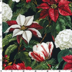 WINTER ENCHANTMENT from In the Beginning Fabrics-(30) 6.5″ fabric squares set