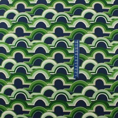DURALEE EDEN ROC BLUE GREEN URBAN GEOMETRIC MODERN PRINTED FABRIC BY YARD 54″W