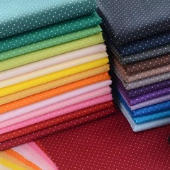 140cm Wide Cotton Small Polka Dot Fabric Dress Bag Quilting Tablecloth Craft