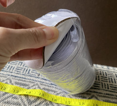 Bulk Textile Elastic Band Roll Gray 5 mm just under 1/4″