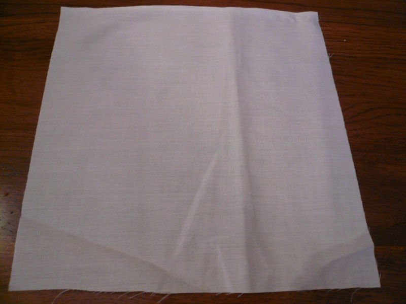 Fabric Squares Blocks White or Natural Quilt Applique Embroidery Craft Blank